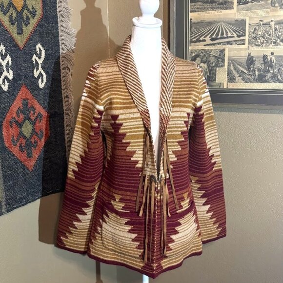 Western Cardigan Sweater Size Small Excellent Condition!! - Picture 1 of 5